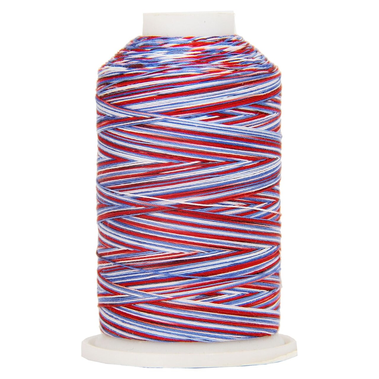 Threadart Multicolor 100% Cotton Thread | Variegated Colors for Quilting, Sewing, and Embroidery | 40/3wt - 600M (660 Yards) Cones | Long Staple Low Lint | 22 Colors